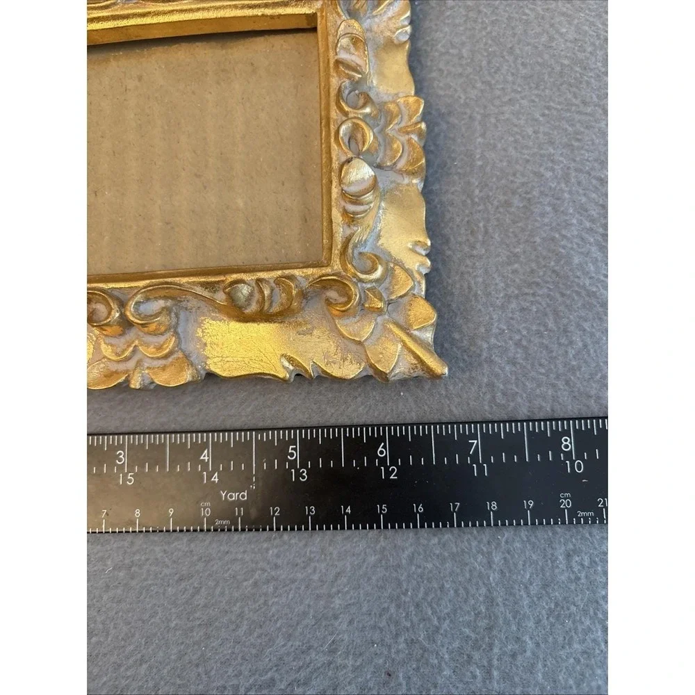 Ornate Picture Frame Resin Luxury Photo Frame Gold Photo SZ 3 X 4.5 - 6.5 X 5.5